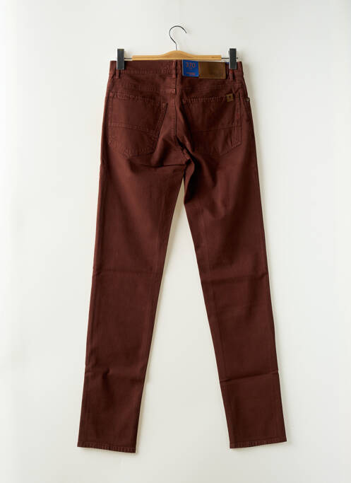 Jeans coupe slim marron TRUSSARDI JEANS homme