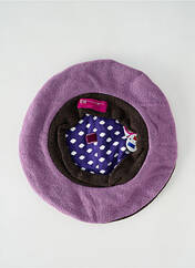 Chapeau violet FIL DE JOUR pour femme seconde vue
