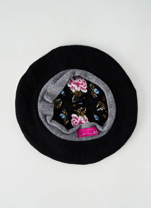 Chapeau noir FIL DE JOUR pour femme