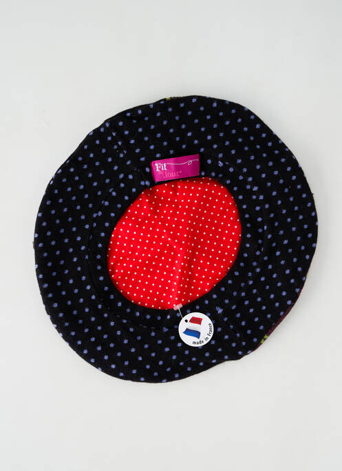 Chapeau noir FIL DE JOUR pour femme