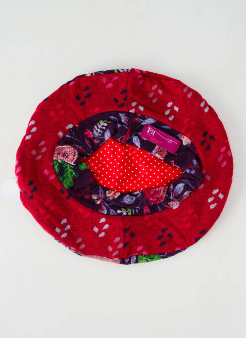 Chapeau rouge FIL DE JOUR pour femme