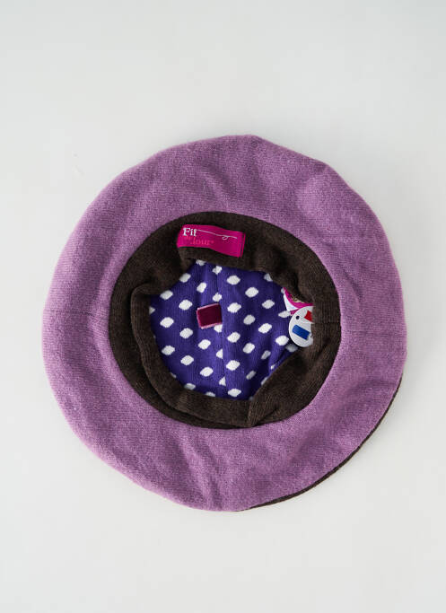 Chapeau violet FIL DE JOUR pour femme