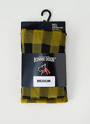 Collants stretch jaune BONNIE DOON femme