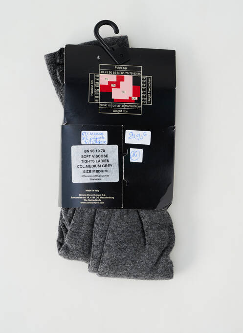 Collants gris BONNIE DOON pour femme