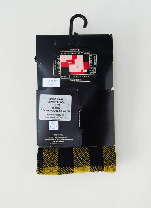 Collants jaune BONNIE DOON pour femme