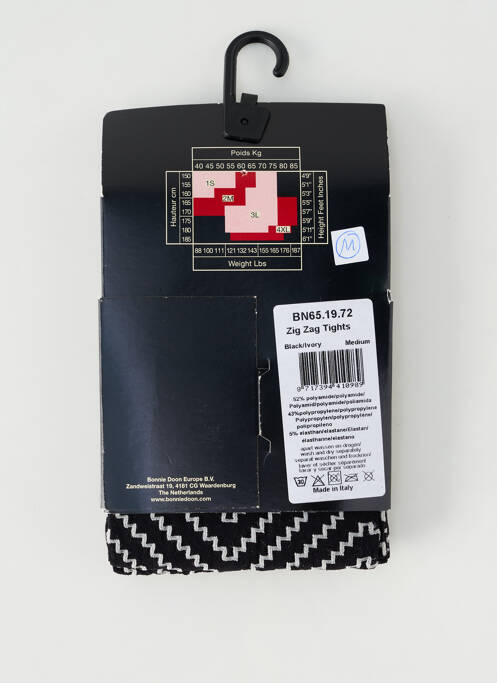 Collants noir BONNIE DOON pour femme