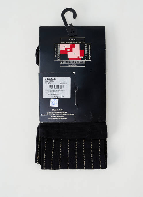 Collants noir BONNIE DOON pour femme