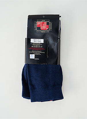 Collants imprimé fantaisie bleu BONNIE DOON femme