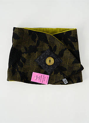 Col / tour de cou doublure vert LES FEES TRALALA femme