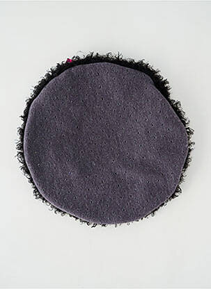 Bonnet forme béret gris LES FEES TRALALA femme