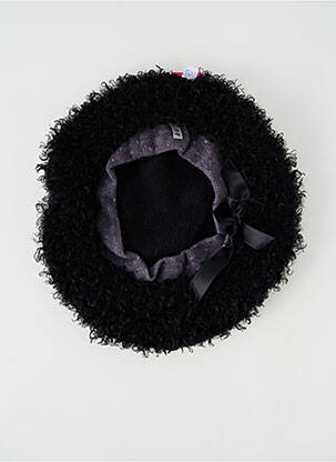 Bonnet forme béret gris LES FEES TRALALA femme