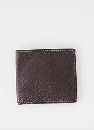 Porte-carte coutures renforcées marron LA CARTABLIÈRE homme