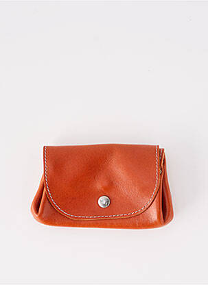 Porte-monnaie orange LA CARTABLIÈRE pour femme