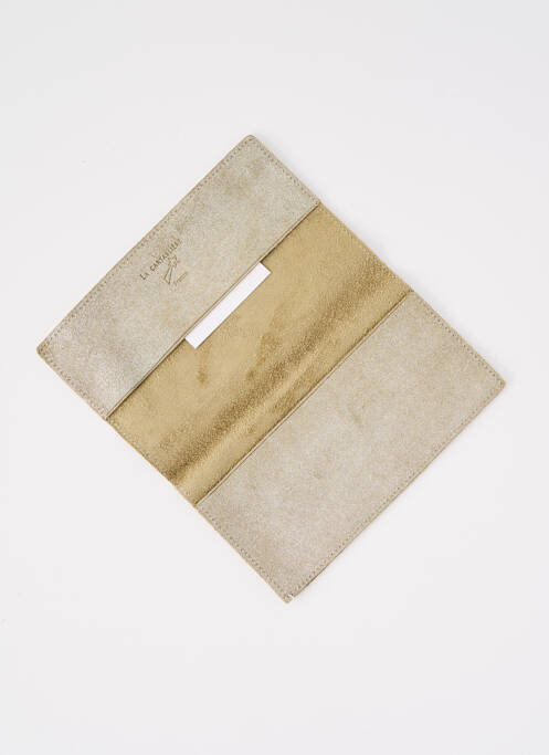 Portefeuille or LA CARTABLIÈRE pour femme