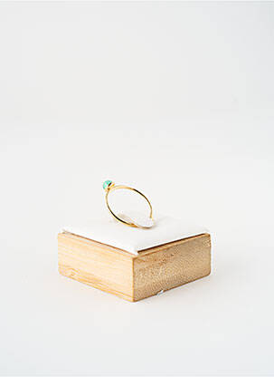 Bague ornement pierre vert NILAI femme