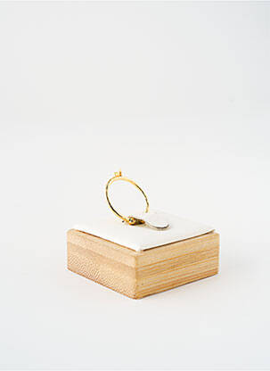 Bague matériaux métal or NILAI femme