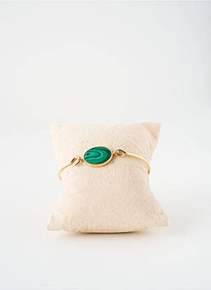 Bracelet ornement pierre vert NILAI femme