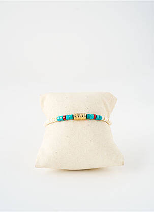 Bracelet ornement pierre bleu NILAI femme