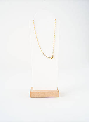 Collier ornement pierre noir NILAI femme