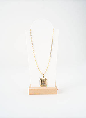 Collier matériaux métal or NILAI femme