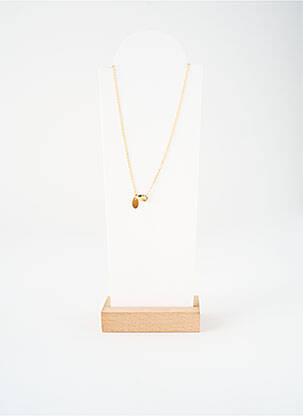 Collier ornement pierre bleu NILAI femme