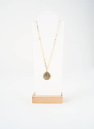 Collier matériaux métal or NILAI femme