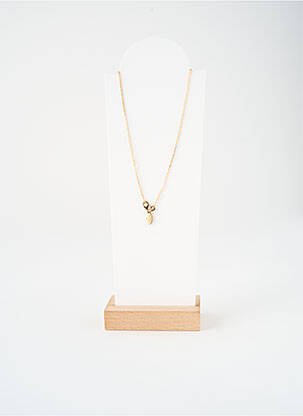 Collier matériaux métal or NILAI femme