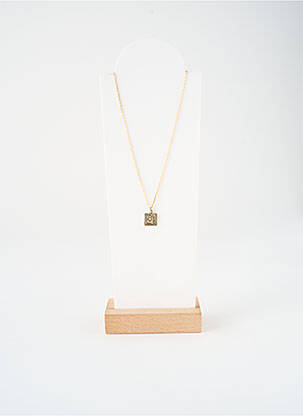 Collier matériaux métal or NILAI femme