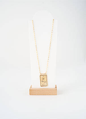 Collier matériaux métal or NILAI femme