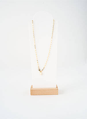 Collier matériaux métal or NILAI femme