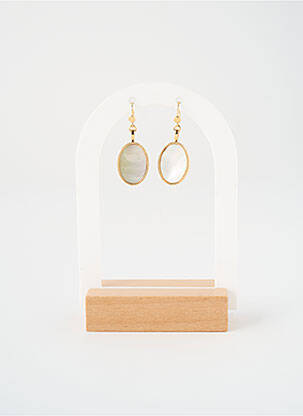 Boucles d’oreilles matériaux métal or NILAI femme
