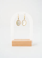 Boucles d’oreilles or NILAI pour femme seconde vue