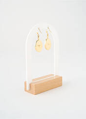 Boucles d’oreilles or NILAI pour femme seconde vue