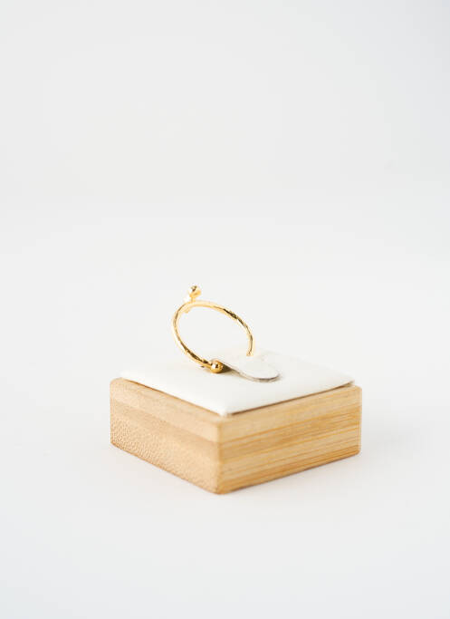 Bague ornement oxyde de zirconium or NILAI femme