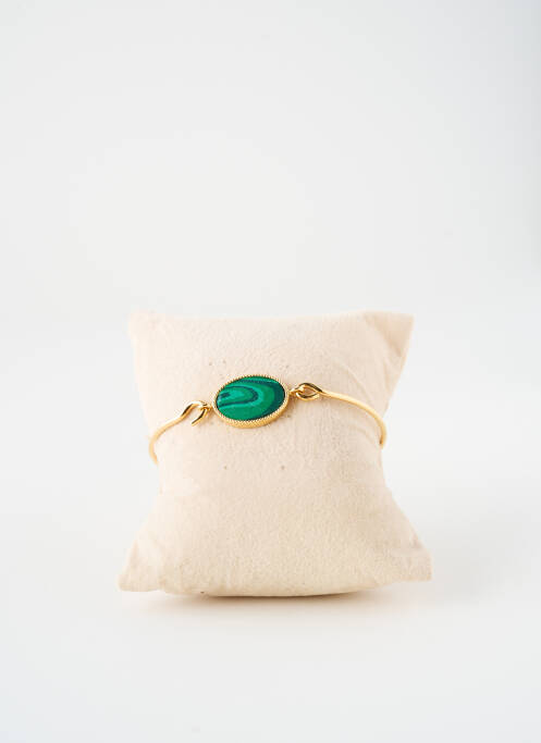 Bracelet ornement pierre vert NILAI femme