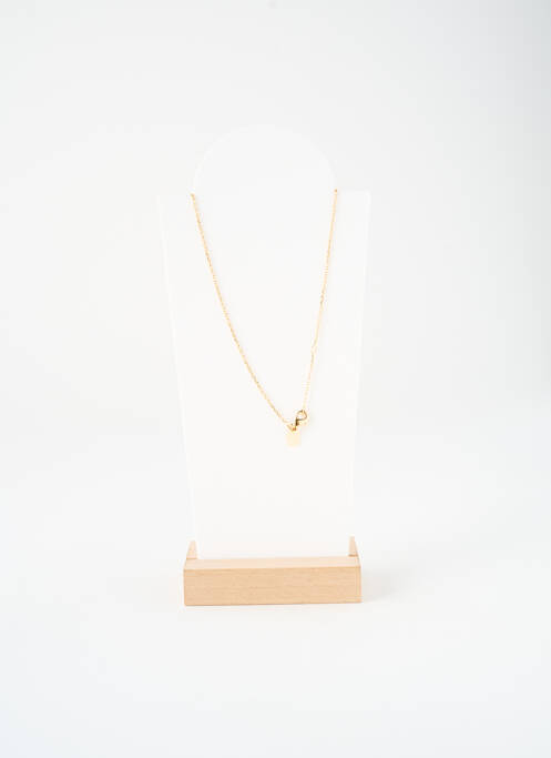 Collier matériaux métal or NILAI femme