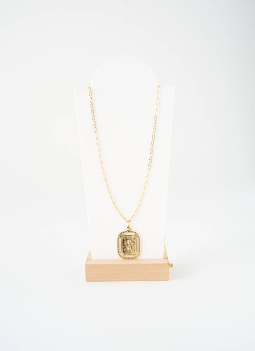 Collier matériaux métal or NILAI femme