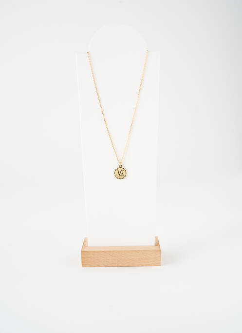 Collier matériaux métal or NILAI femme