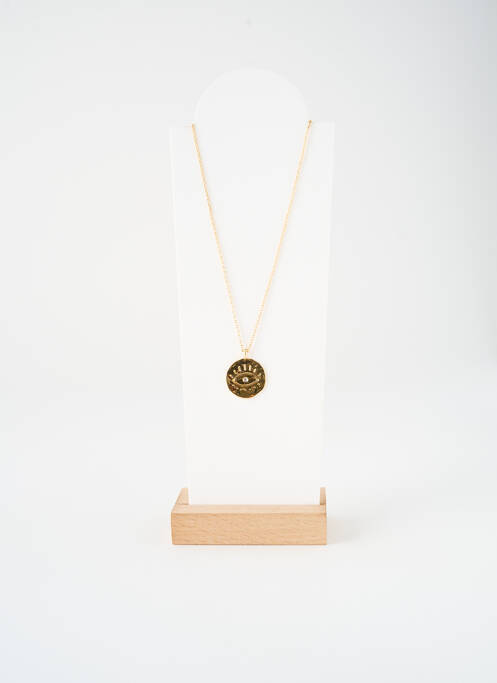 Collier matériaux métal or NILAI femme