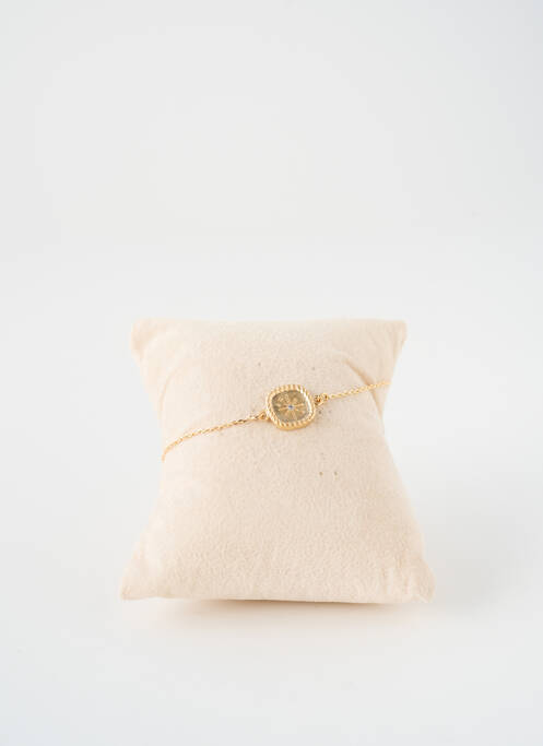 Bracelet fermeture fermoir mousqueton or NILAI femme