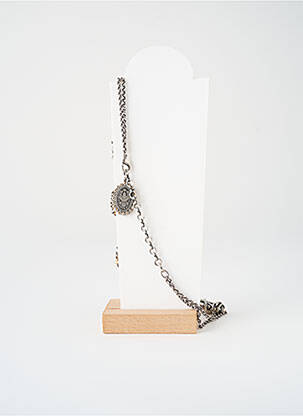 Collier ornement oxyde de zirconium argent KONPLOTT femme