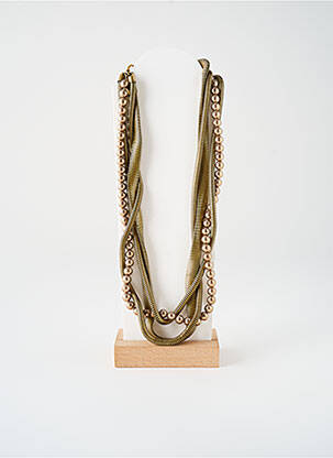 Collier matériaux métal or KONPLOTT femme