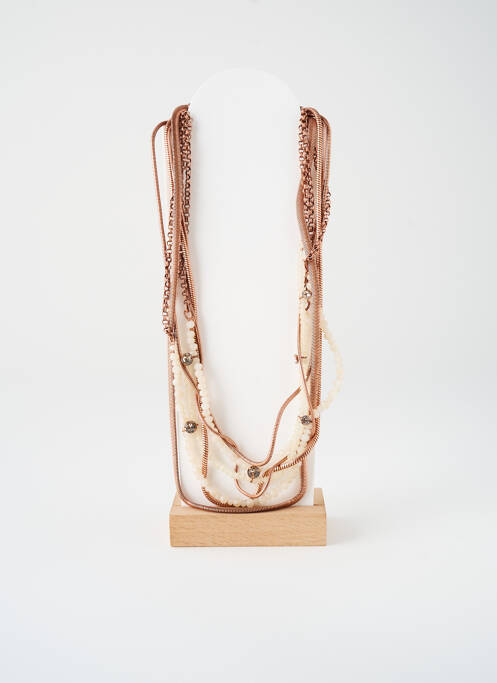 Collier matériaux métal rose KONPLOTT femme