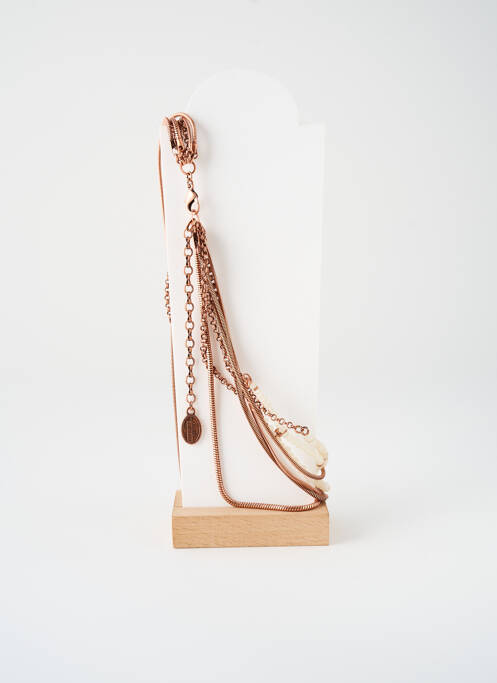 Collier matériaux métal rose KONPLOTT femme