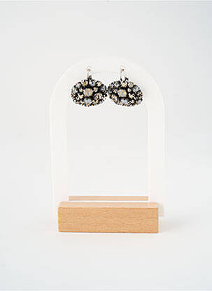 Boucles d’oreilles ornement oxyde de zirconium argent KONPLOTT femme