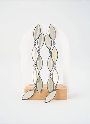 Boucles d’oreilles argent KONPLOTT femme