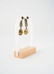 Boucles d’oreilles marron KONPLOTT pour femme seconde vue