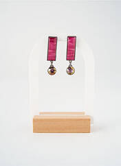 Boucles d’oreilles rose KONPLOTT pour femme seconde vue