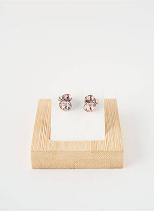 Boucles d’oreilles rose KONPLOTT femme