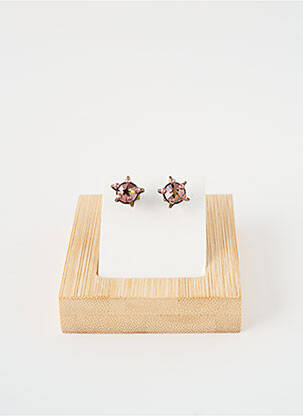 Boucles d’oreilles rose KONPLOTT femme